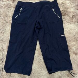 Style & Co. Navy Capris with Zipper Pockets